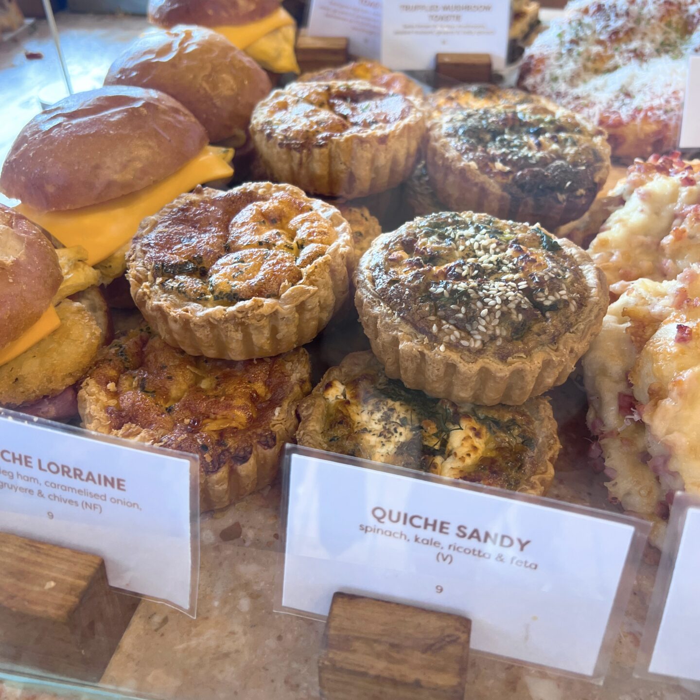 Quiche Sandy Caringbah Bakery